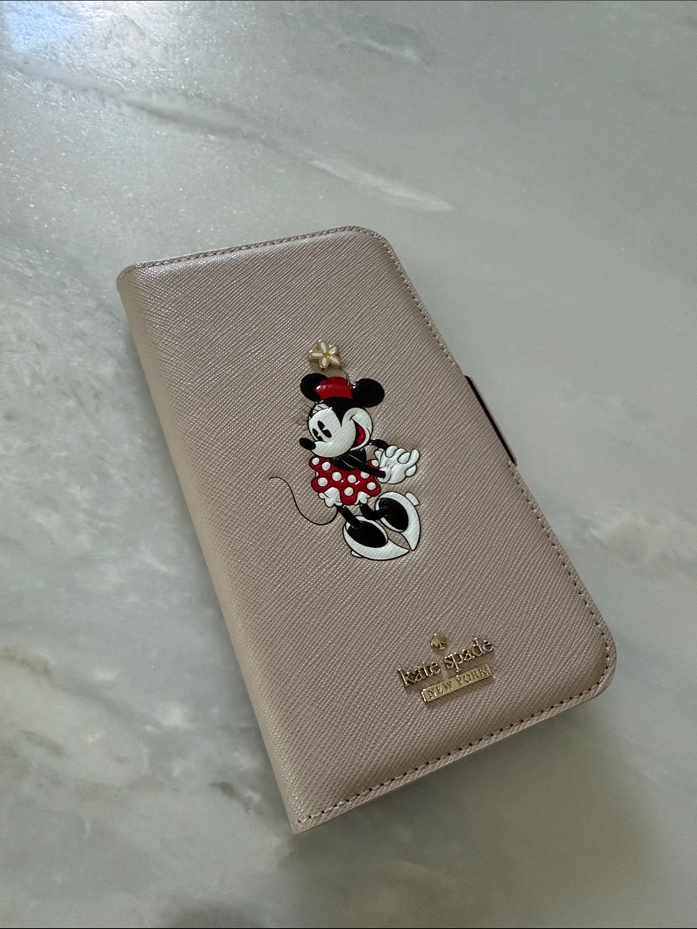 kate spade Black Minnie Mouse Folio Phone Wallet